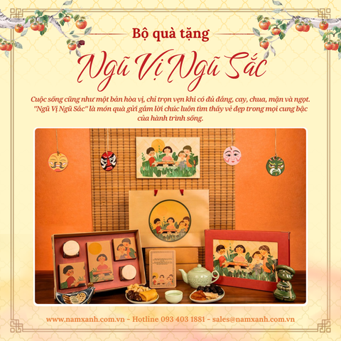 Hộp Quà Trung Thu - Ngũ Vị Ngũ Sắc 