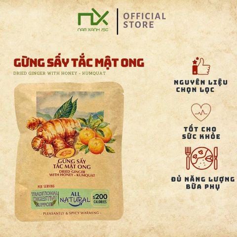  Gừng sấy tắc mật ong 20g/túi 