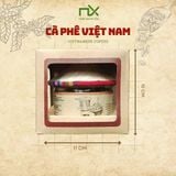  Cà Phê Bột 90g (130g) Collection, Hộp Lon Nón Lá Truyền Thống Việt Nam 