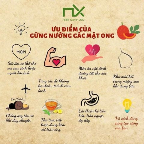  Combo 4 Vị Gừng Nướng Nam Xanh 