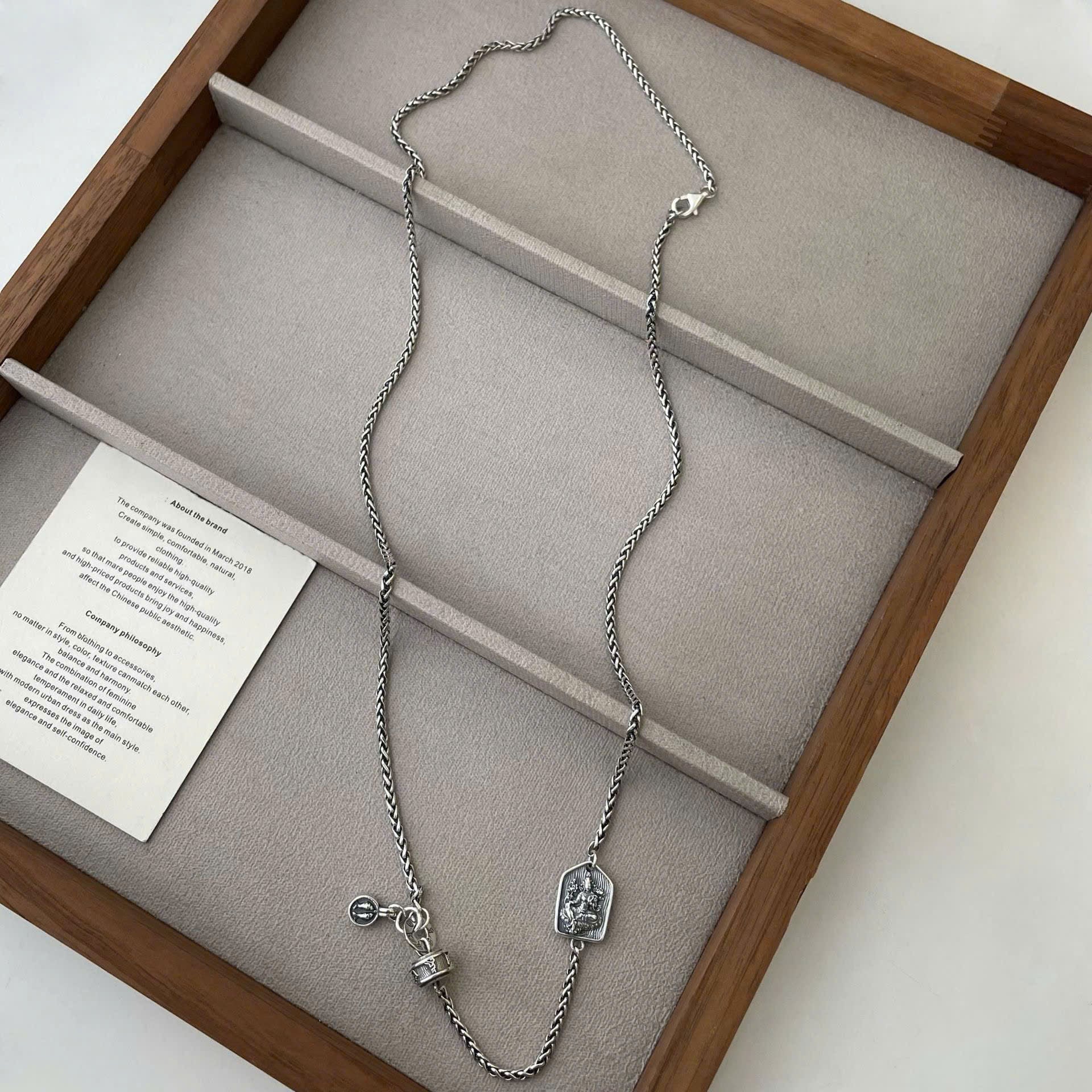  Vòng Cổ Bạc Thái Phổ Hiền Bồ Tát - DB190 