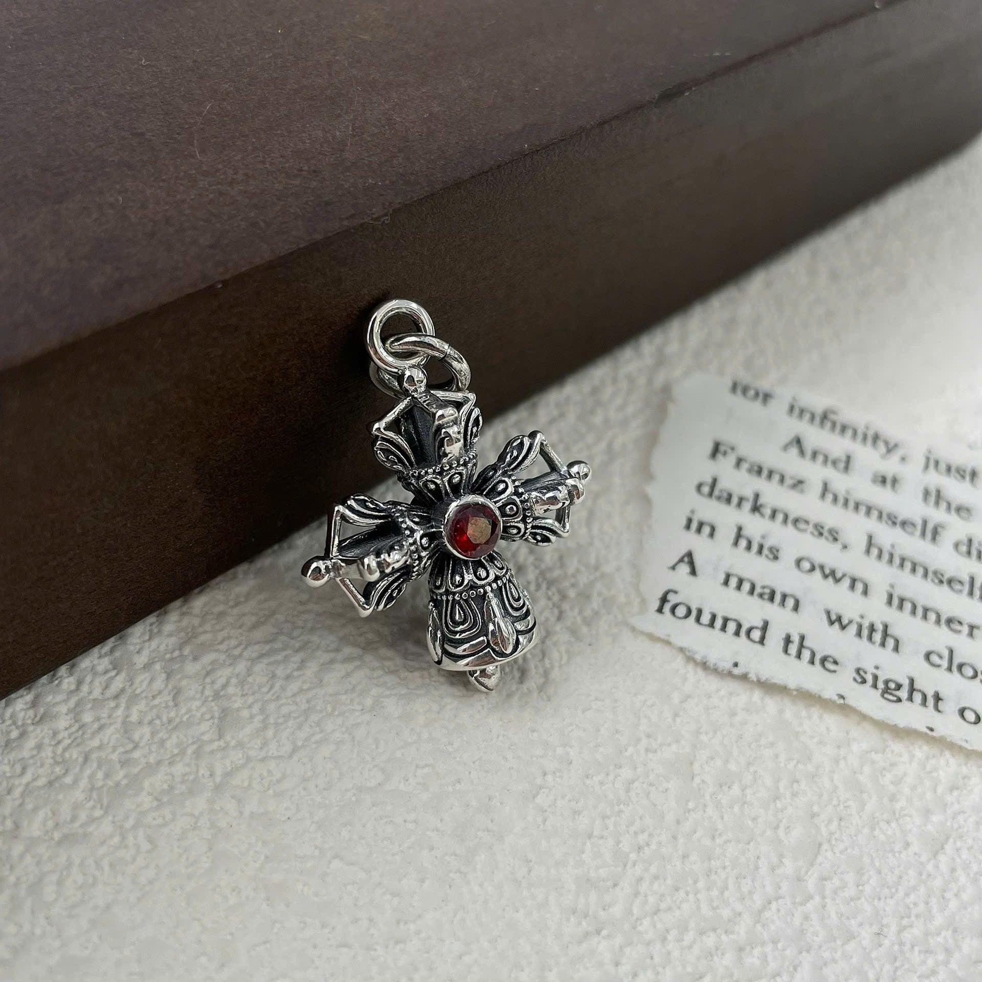  Mặt Dây Bạc Thái Chuông Chuỳ Kim Cang - MB405 