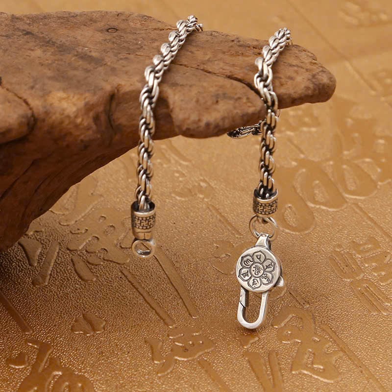  Lắc Tay Bạc Thần Chú Kim Cương - LB319 