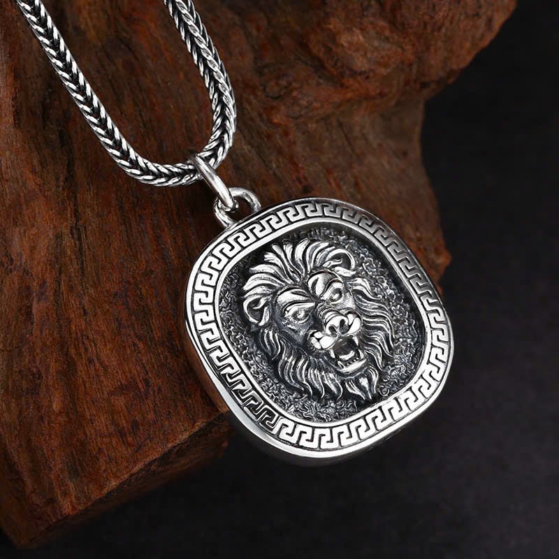  Mặt Dây Bạc Thái Đầu Sư Tử - MB421 