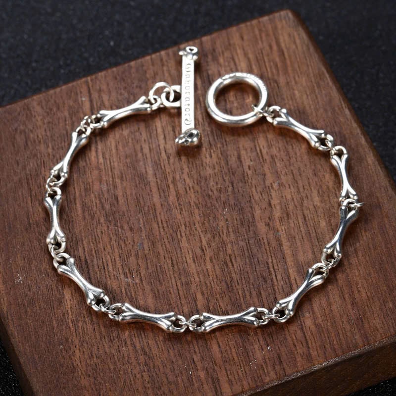  Lắc Tay Bạc Xương Sọ - LB322 