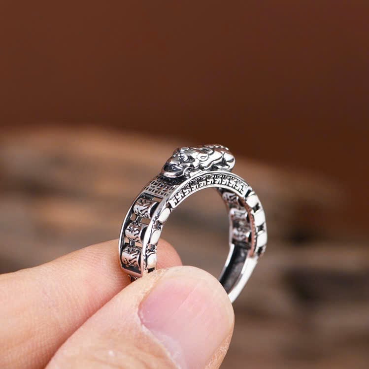  Nhẫn Bạc Tỳ Hưu Ngậm Tiền - NB806 