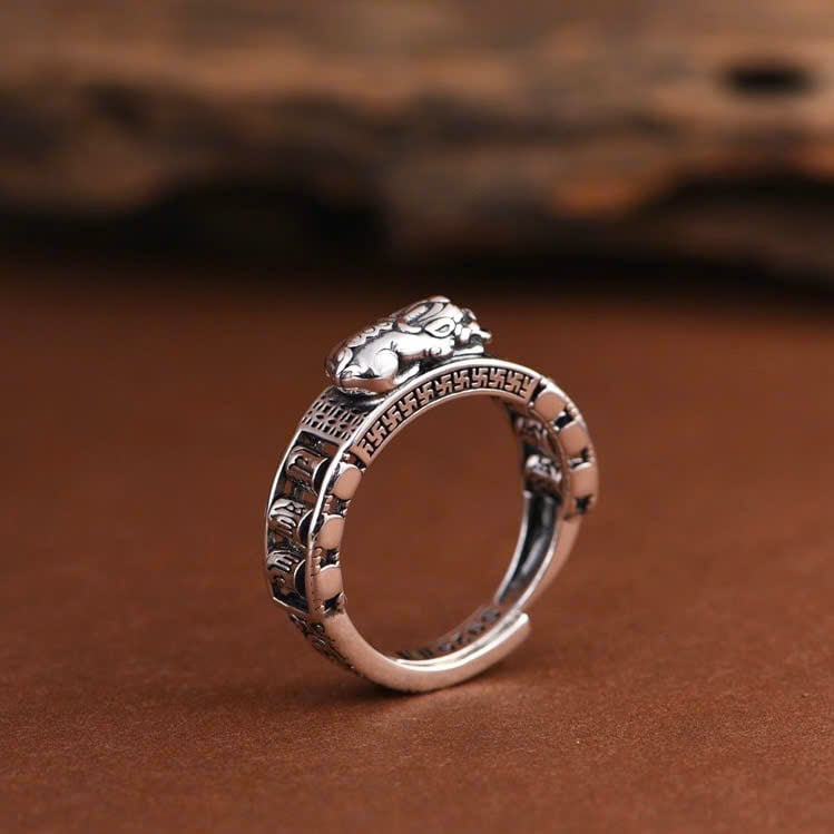  Nhẫn Bạc Tỳ Hưu Ngậm Tiền - NB806 