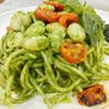 Mì Ý Cồi Sò Điệp Sốt Pesto Xanh (Sốt Quế Tây Nhà Làm)