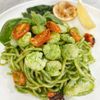 Mì Ý Cồi Sò Điệp Sốt Pesto Xanh (Sốt Quế Tây Nhà Làm)