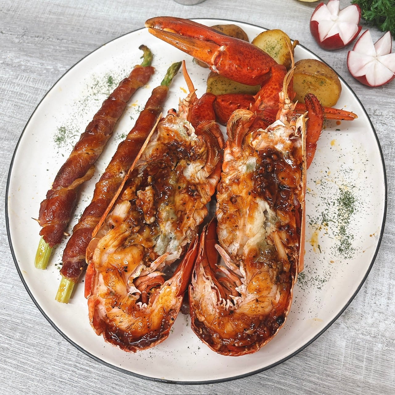  Tôm Hùm Alaska Nướng BBQ Mật Ong 