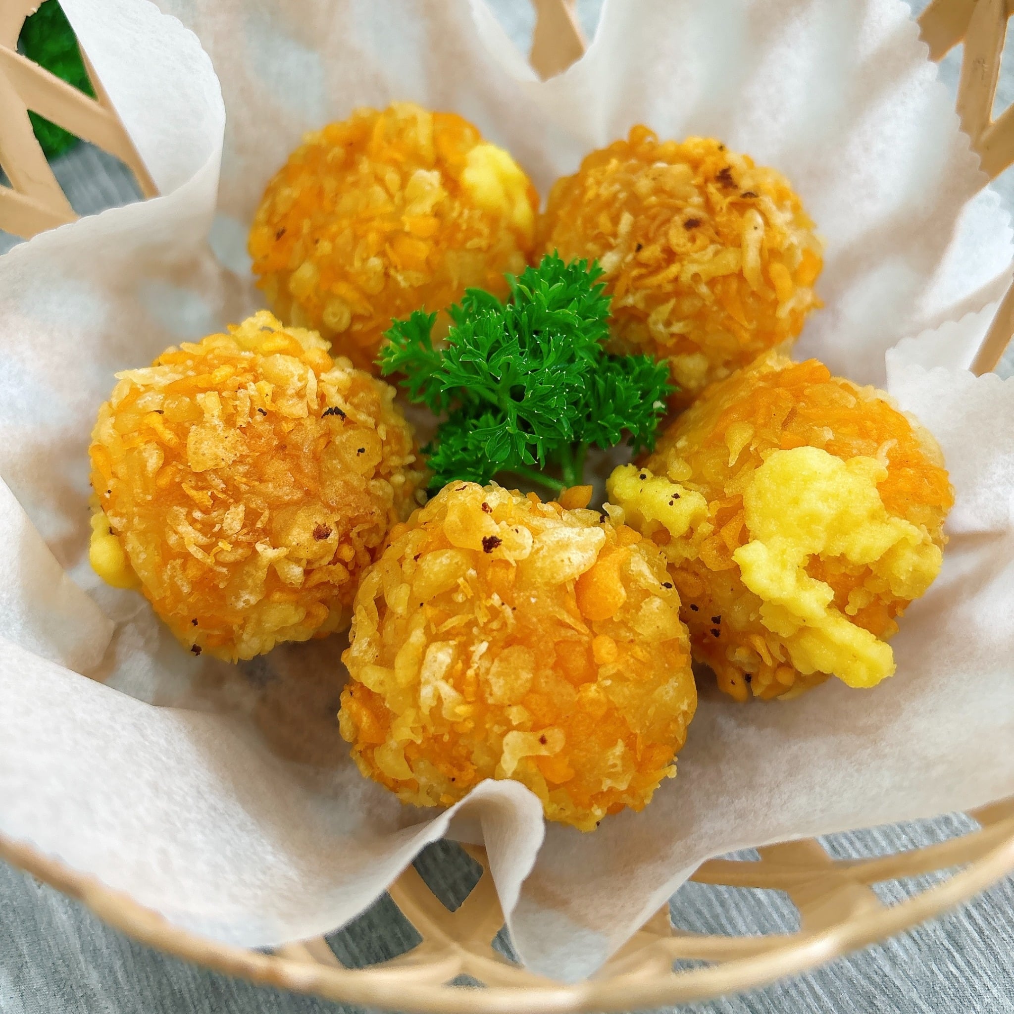  Tôm Viên Phô Mai Chiên 