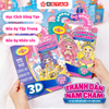 Bộ Đồ Chơi Tranh Dán Nam Châm 3D
