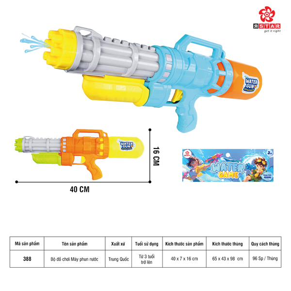  388 Bộ đồ chơi Máy phun nước 