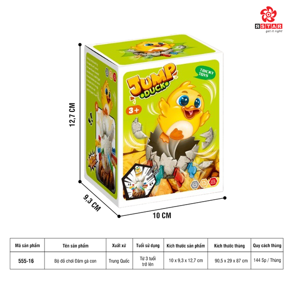  555-16 Bộ Đồ Chơi Đâm Gà Con 
