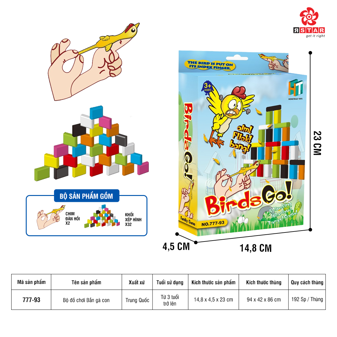  777-93 Bộ đồ chơi Bắn gà con 