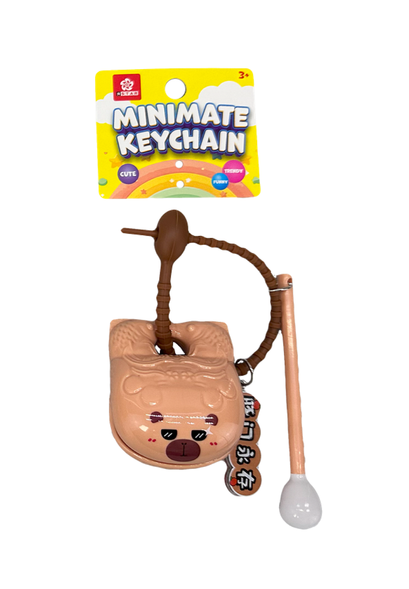 KC-001 Móc khóa đồ chơi Gõ mõ Capybara