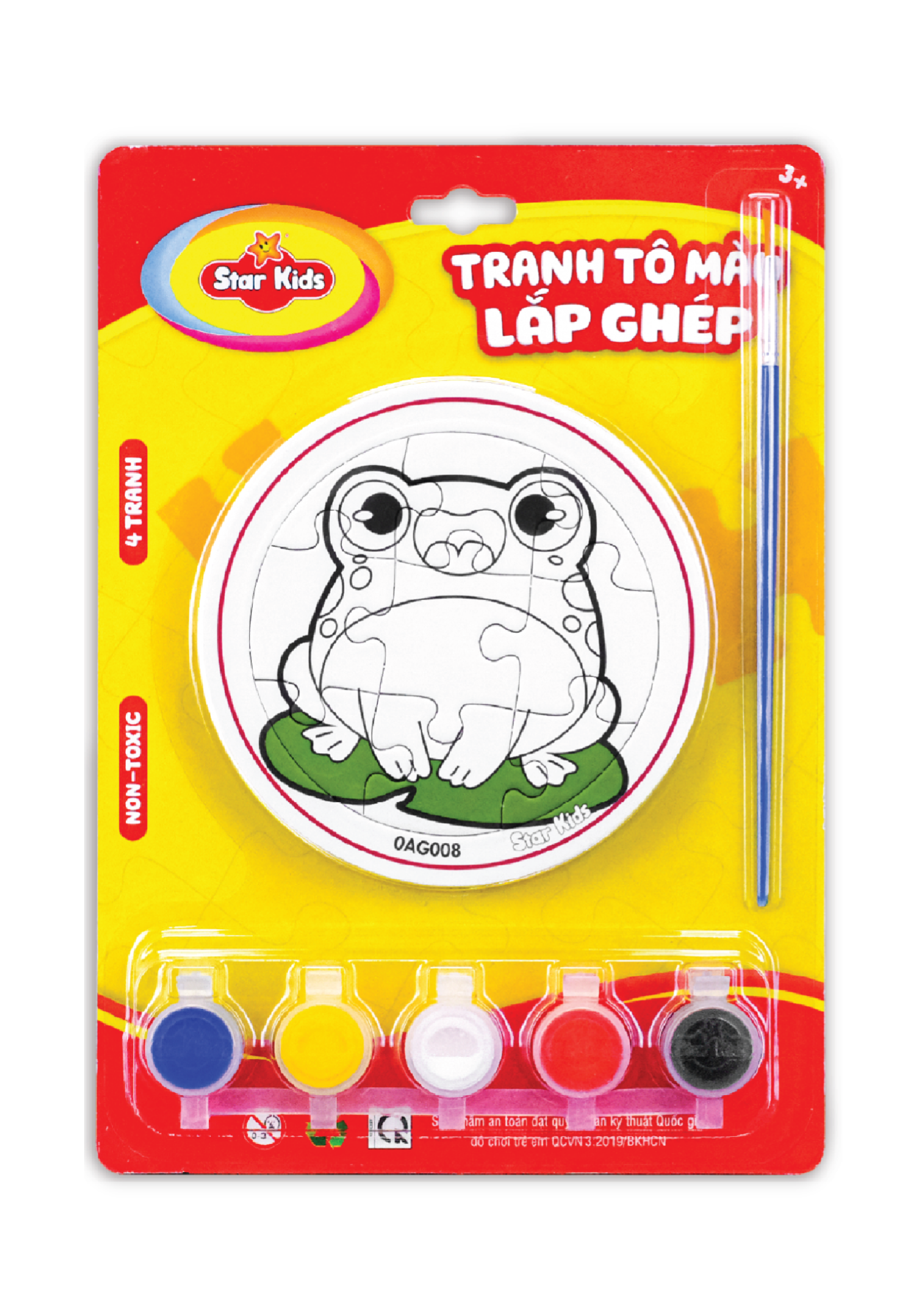 BỘ ĐỒ CHƠI LẮP GHÉP TÔ MÀU (K-701)