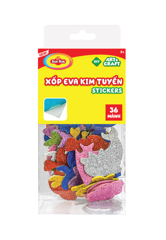  BỘ ĐỒ CHƠI HÌNH DÁN XỐP EVA KIM TUYẾN (K-941) 