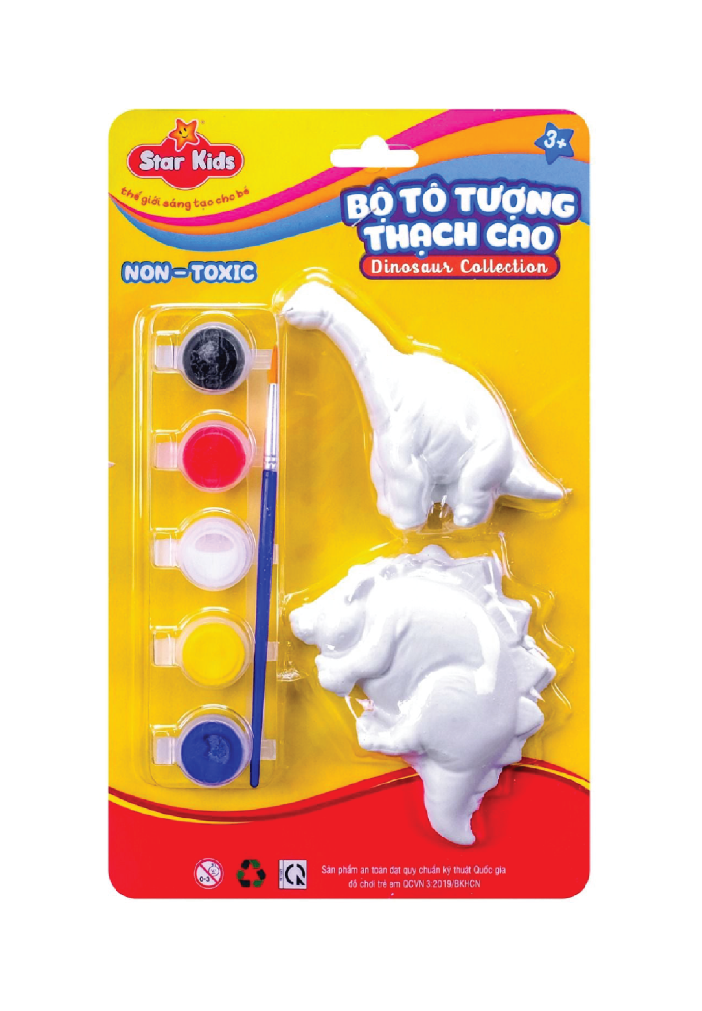 BỘ ĐỒ CHƠI TÔ TƯỢNG THẠCH CAO KHỦNG LONG (K-121)