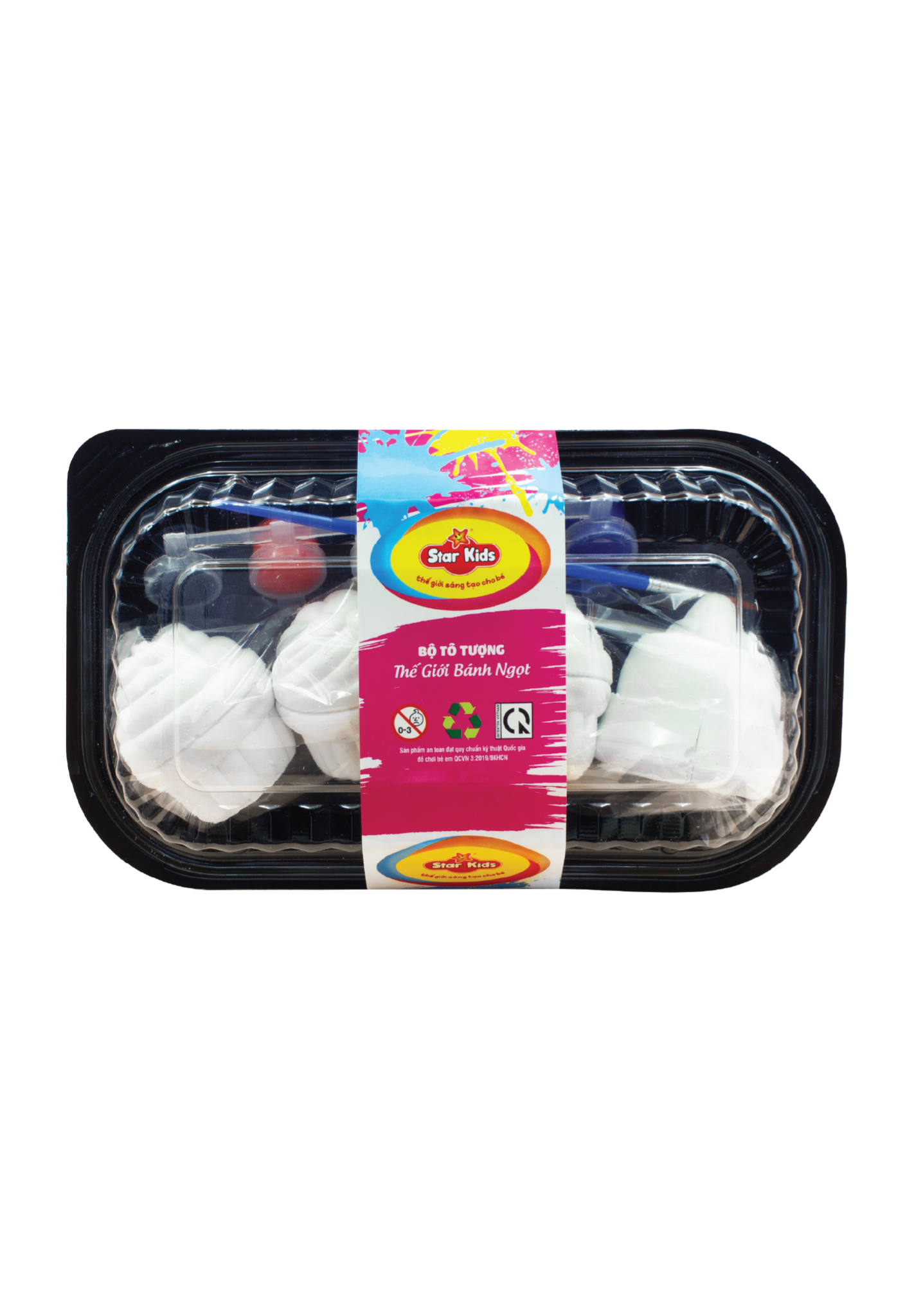 BỘ ĐỒ CHƠI TÔ TƯỢNG THẠCH CAO THẾ GIỚI BÁNH NGỌT (KK-001)