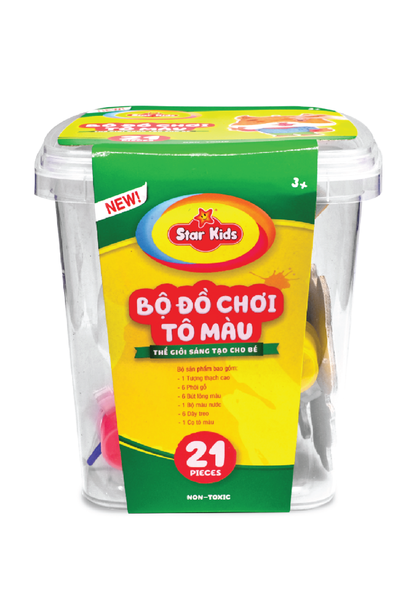 K-LC21/1 Bộ đồ chơi tô màu 21 chi tiết