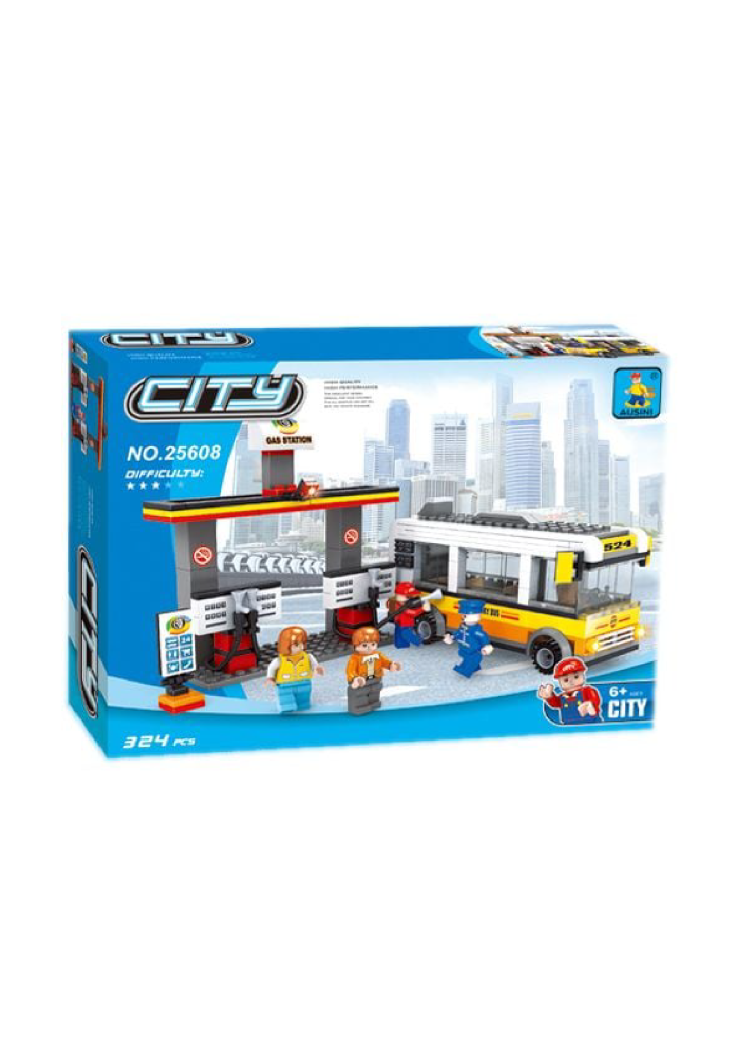 Bộ Lắp Ráp Hình Trạm Xăng AUSINI (25608)