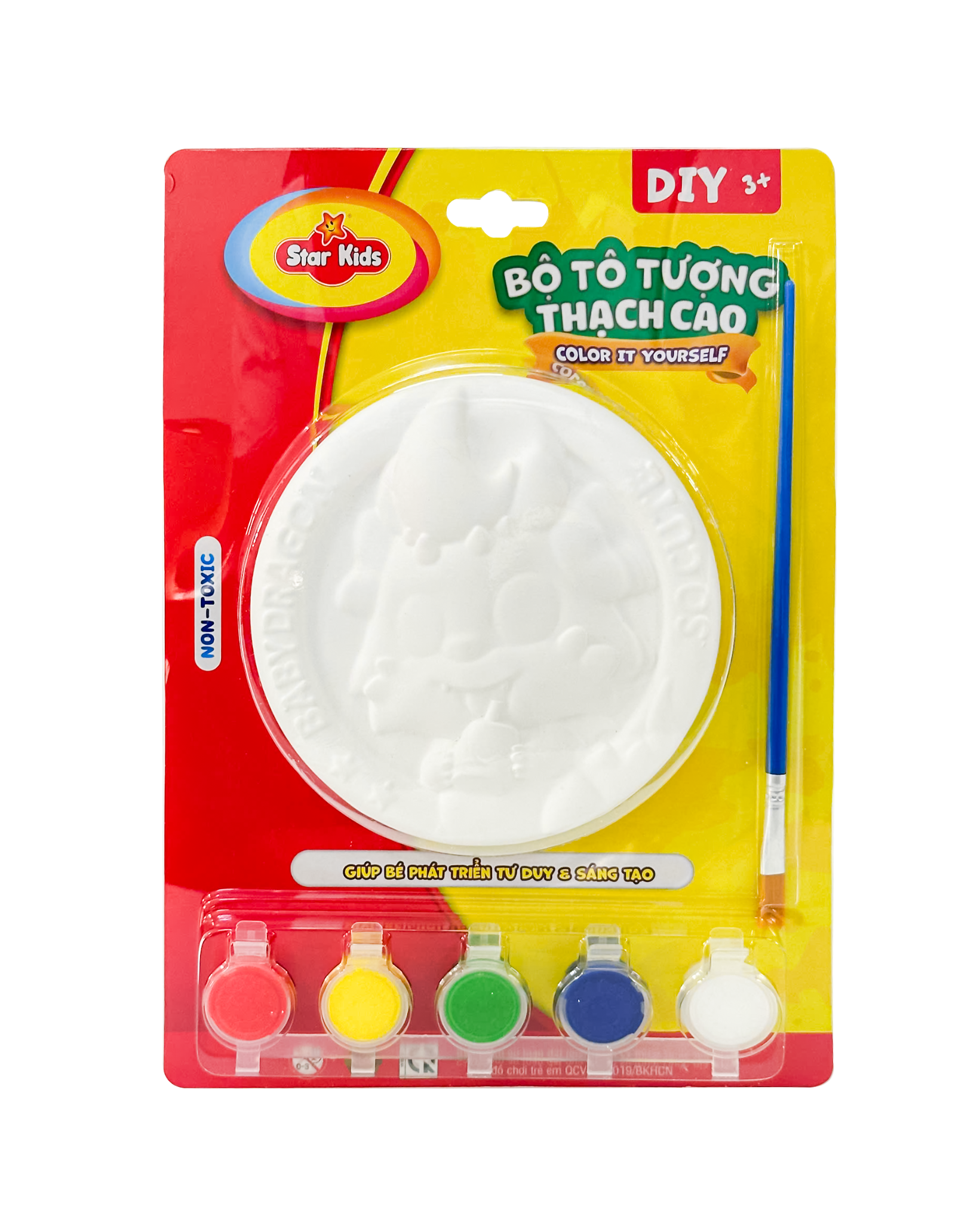  BỘ ĐỒ CHƠI TÔ TƯỢNG THẠCH CAO TRÒN 