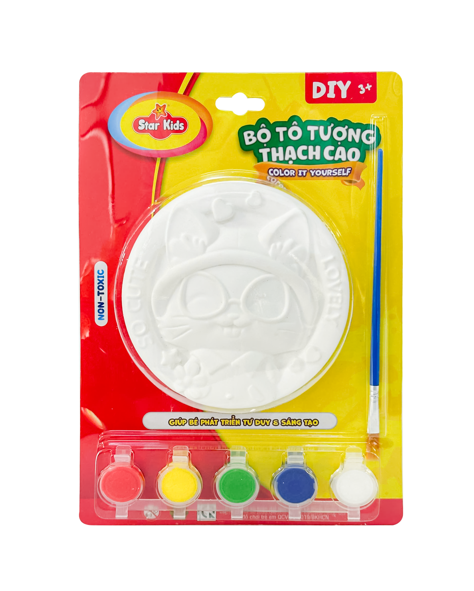  BỘ ĐỒ CHƠI TÔ TƯỢNG THẠCH CAO TRÒN 