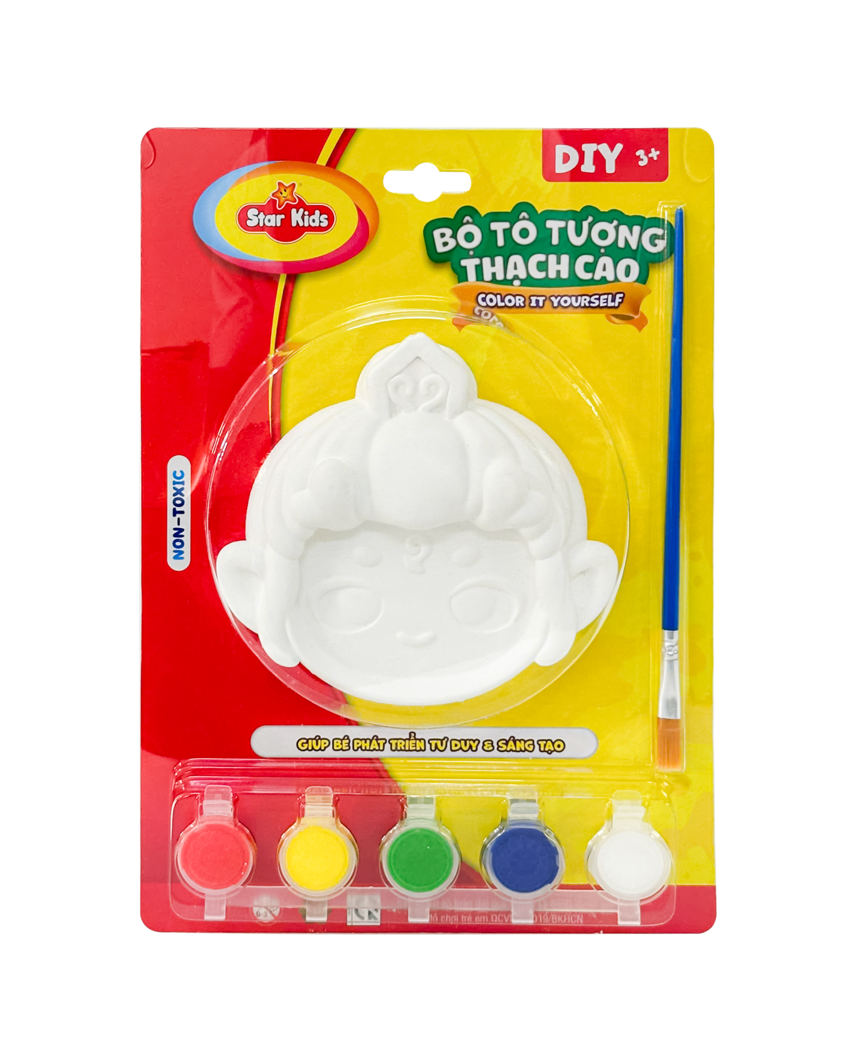  BỘ ĐỒ CHƠI TÔ TƯỢNG THẠCH CAO TRÒN 