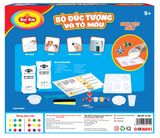  BỘ ĐỒ CHƠI ĐÚC TƯỢNG VÀ TÔ MÀU 