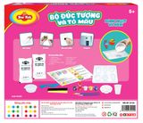  BỘ ĐỒ CHƠI ĐÚC TƯỢNG VÀ TÔ MÀU 