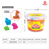  K-317/1 Bộ đồ chơi cát động lực 250g và khuôn (màu cam) 