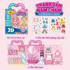 Bộ Đồ Chơi Tranh Dán Nam Châm 3D