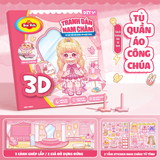  K-725 Bộ đồ chơi Tranh dán nam châm 
