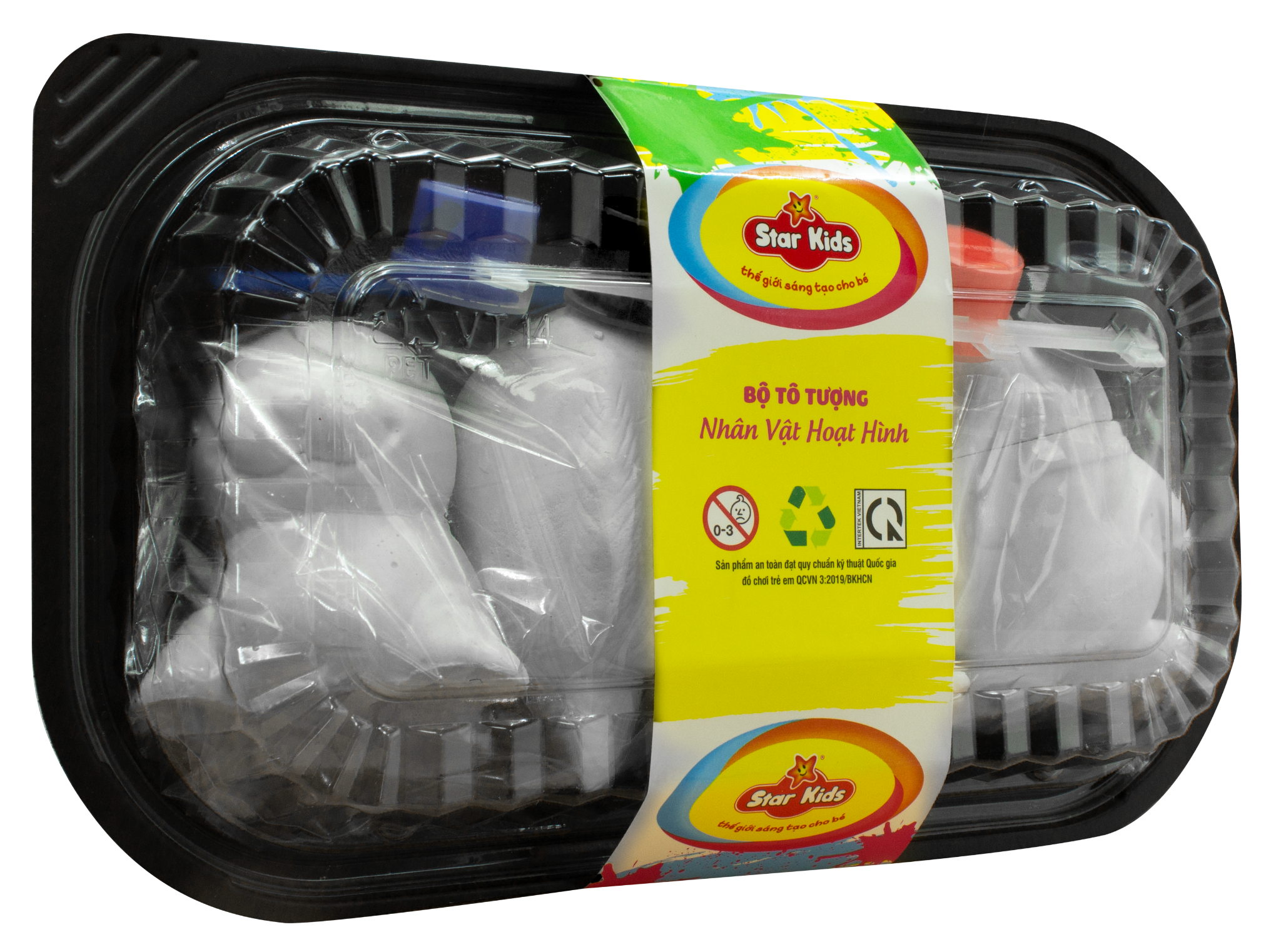  BỘ ĐỒ CHƠI TÔ TƯỢNG THẠCH CAO 4 TƯỢNG 