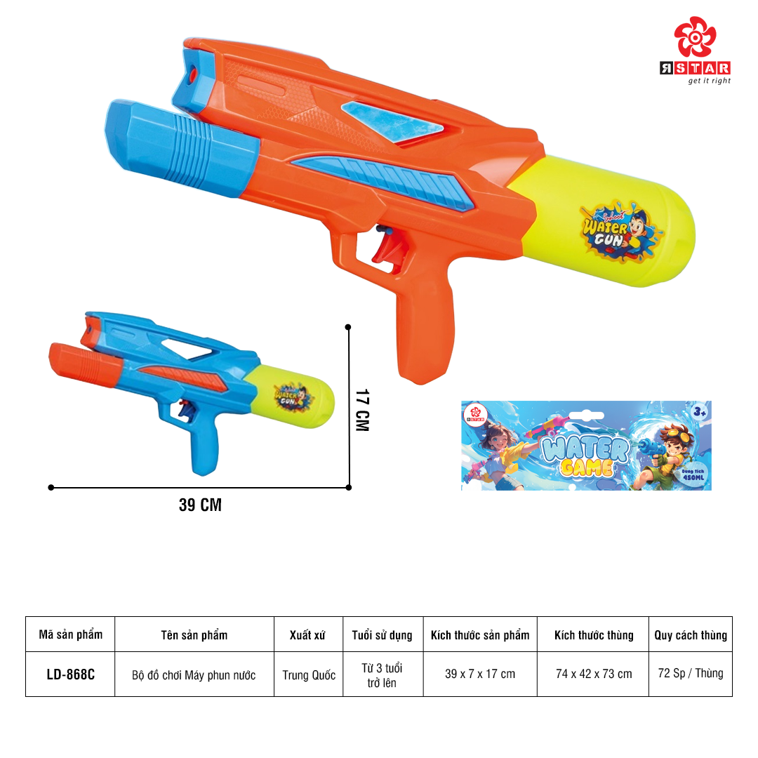  LD-868C Bộ đồ chơi Máy phun nước 