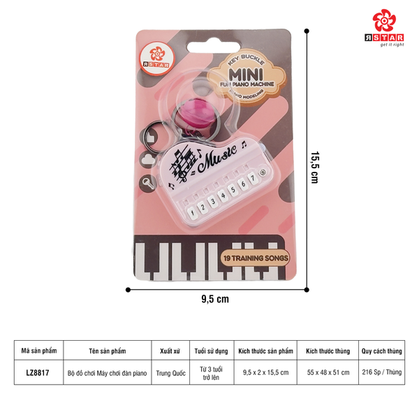 Lz8817 Bộ Đồ Chơi Máy Chơi Đàn Piano 