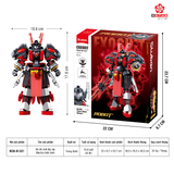  M38-B1321 Bộ Đồ Chơi Lắp Ráp Mecha Chiến Binh 