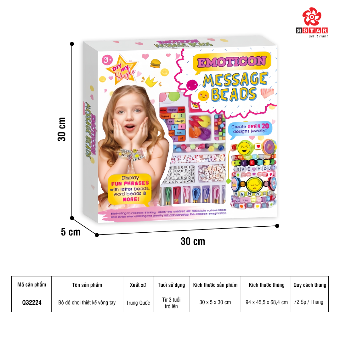  Q32224 Bộ Đồ Chơi Thiết Kế Vòng Tay 