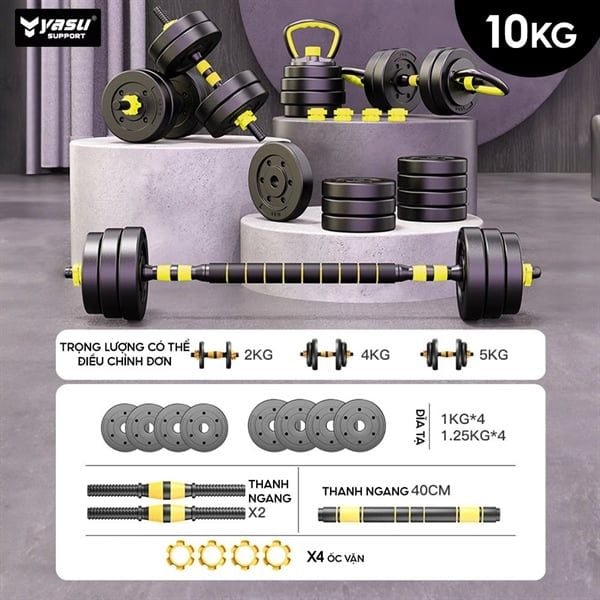 SET TẠ TAY - VÀNG - QUAI ẤM