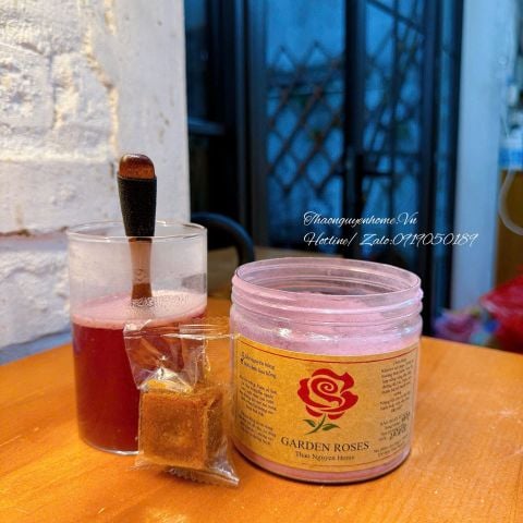  Bột cánh hoa hồng nhung cổ sạch hũ 100gram 