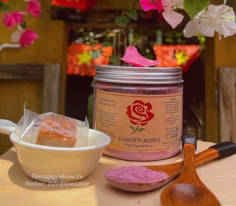  Bột cánh hoa hồng nhung cổ sạch hũ 100gram 