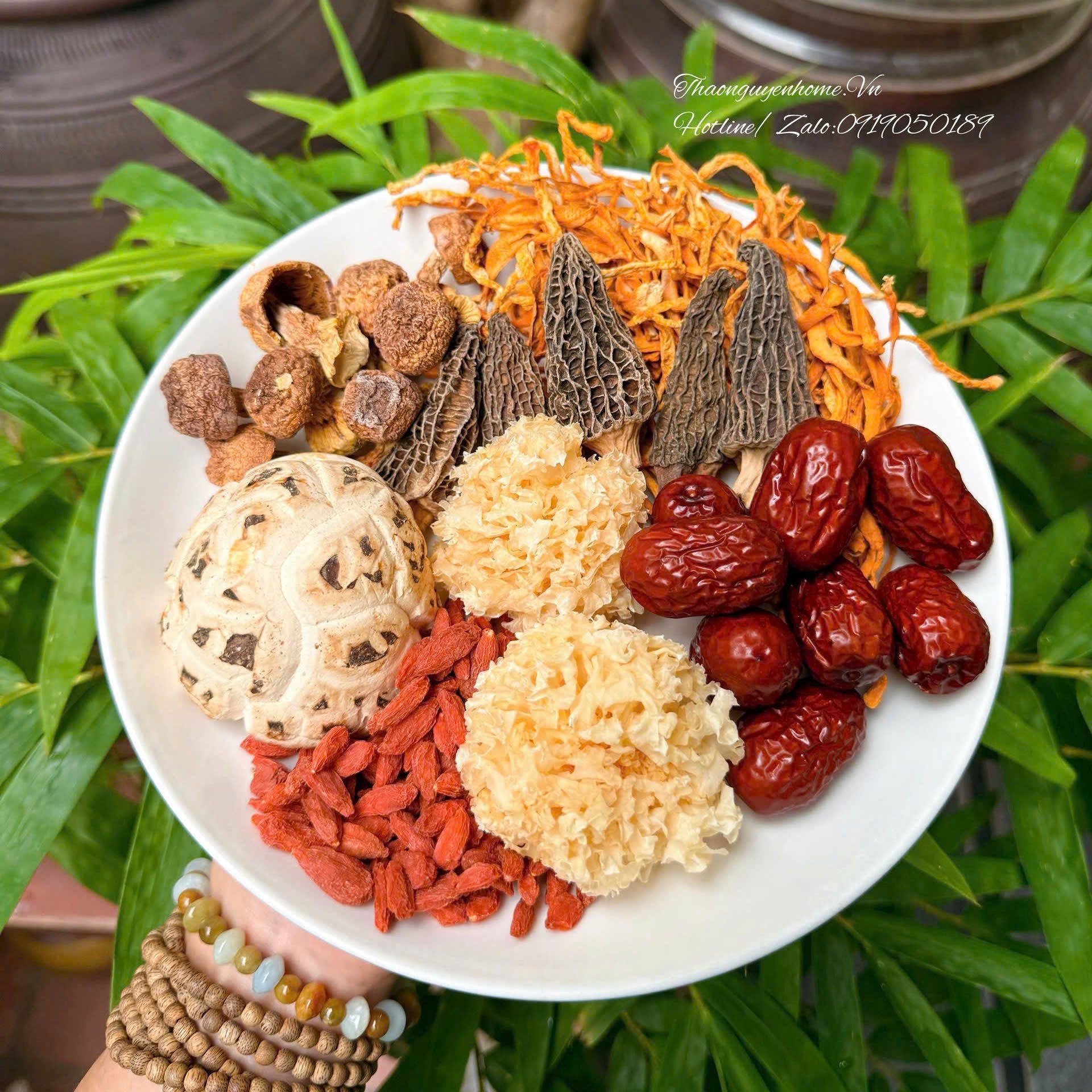 Set nấm dưỡng sinh mùa Hạ