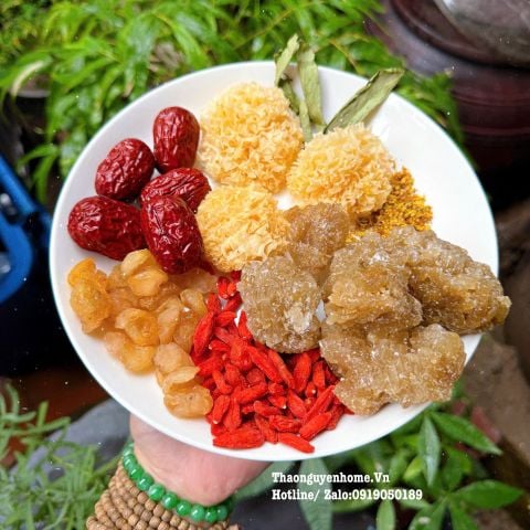  Chè nấm tuyết bồ đề điều hòa khí huyết, đẹp da 