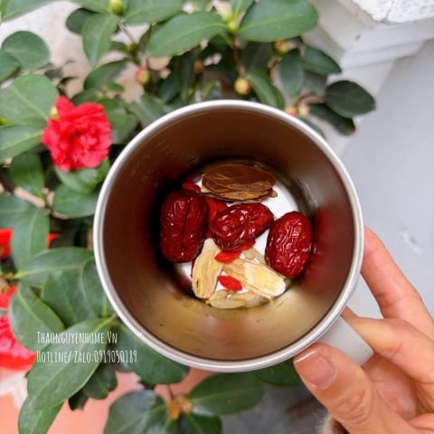  Trà hoàng kỳ mix hồng sâm 