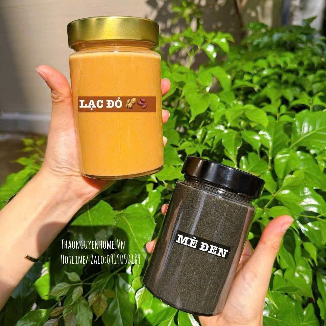 Mè đen thuần chủng rang xay 370gram ( Black Sesame Paste) – thaonguyenhome