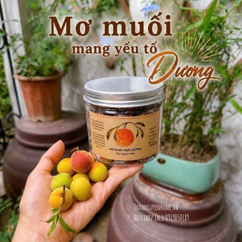  MƠ THÓC MUỐI thực dưỡng 