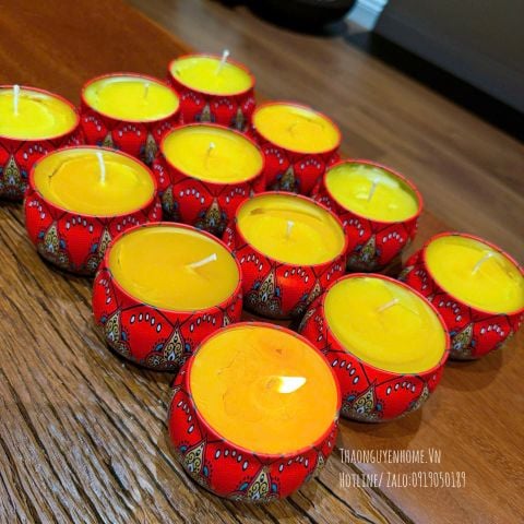  Nến thơm sáp ong hương tự nhiên Thảo Nguyên Home 