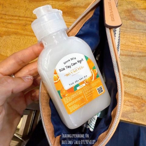  Nước rửa tay cam ngọt bạc hà set 600ml 