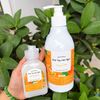 Nước rửa tay cam ngọt bạc hà set 600ml